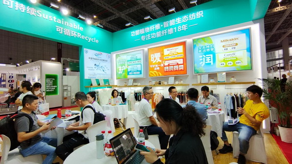 “Naturefi植物原纖維,開啟綠色健康生活” 邦特纖維再次亮相yarnexpo(秋冬)展